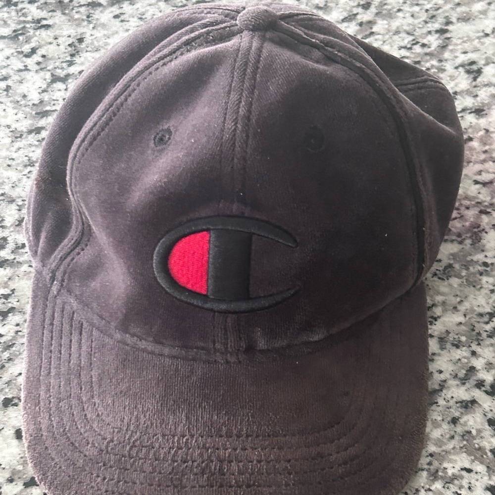 Champion velour cap